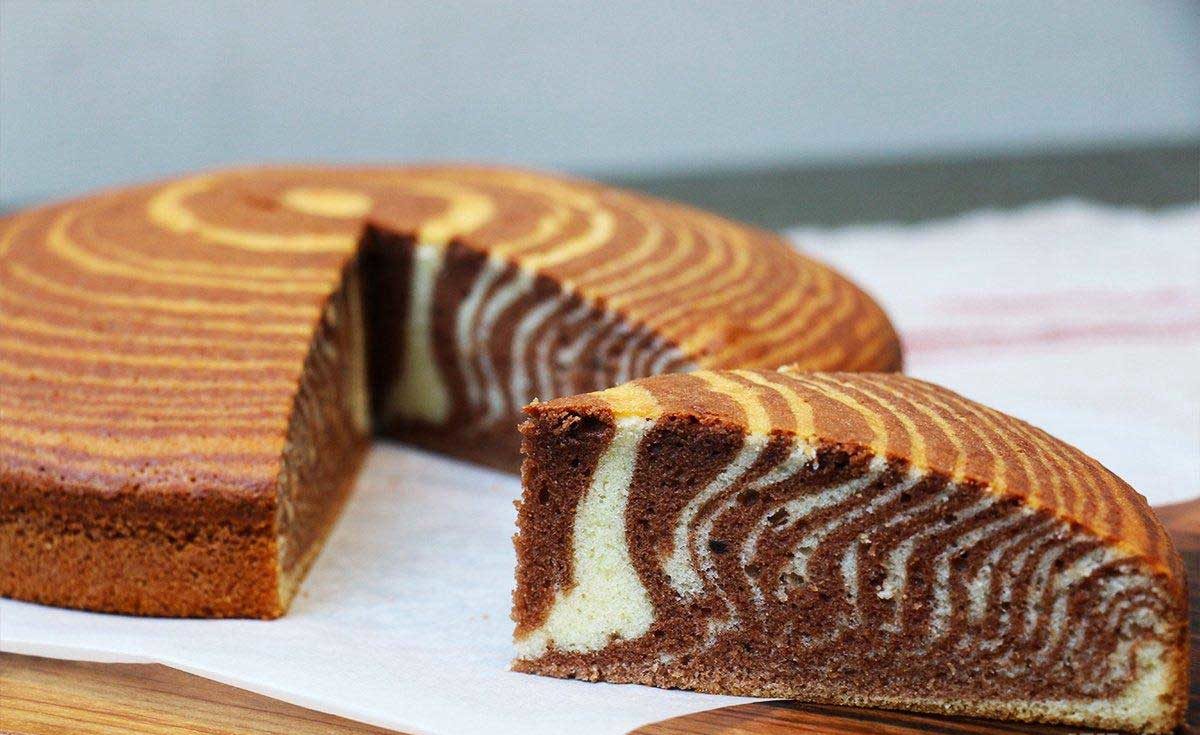 طرز تهیه کیک زبرا